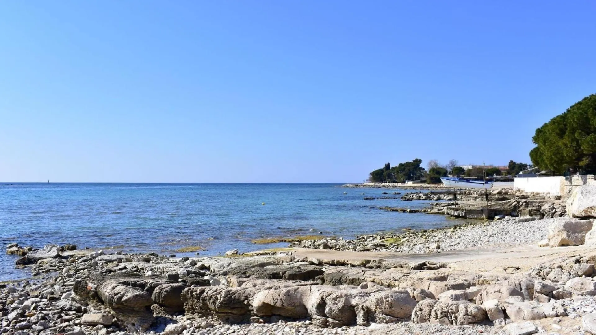 Lägenhet Neues Studio Mit Meerblick In Zambratija Kroatien